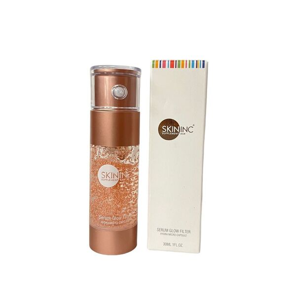 Skin Inc Supplement Bar Serum Glow Filter 30 ml 1 fl oz 09/28/24 - Picture 2 of 4